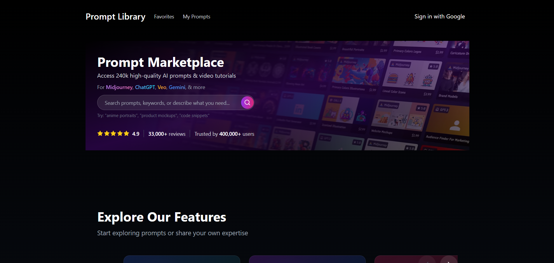 Prompt Library — undefined